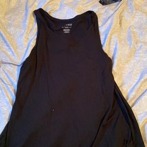 Black tank top